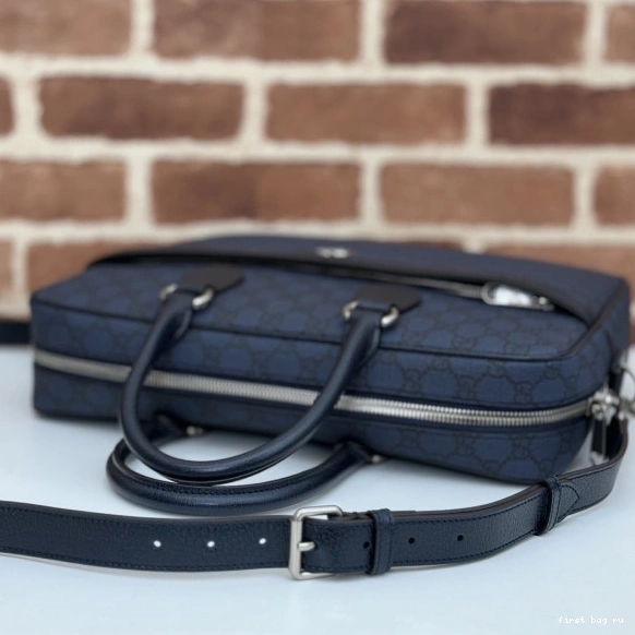 First bag ru GUCCI OPHIDIA BRIEFCASE GG MEDIUM 0815